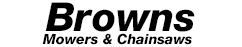 Browns Mowers and Chainsaws Logo